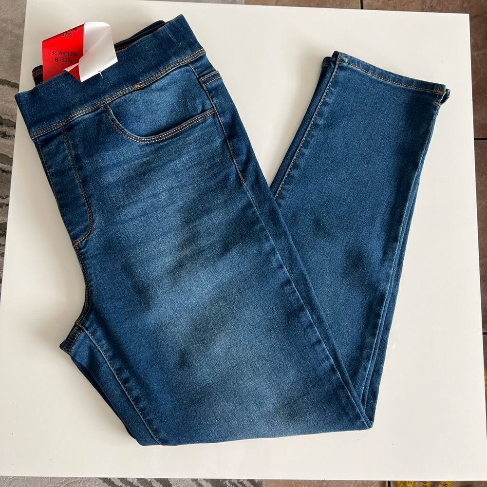 GLORIA VANDERBILT WOMEN’S MID-RISE PULL-ON PANTS CROP LENGTH SIZE: 8 - Picture 3 of 8